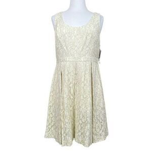 Aiden by Aiden Mattox Dress Size 12 NWT Ivory